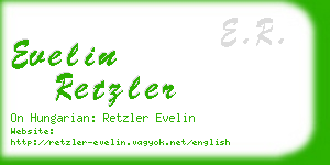 evelin retzler business card